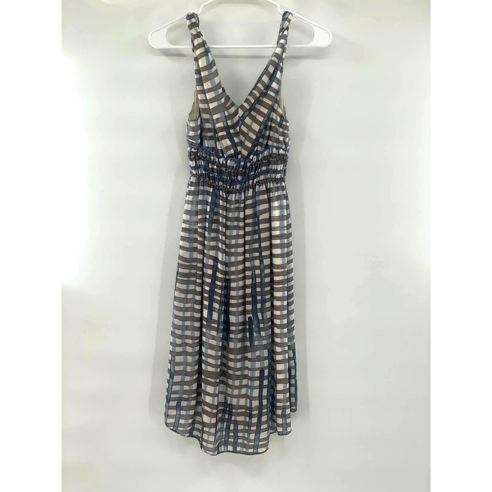 M.P.P.P. Sundress blue/grey/white size small